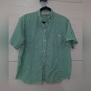 Vintage Reprise Striped Button Down Shirt